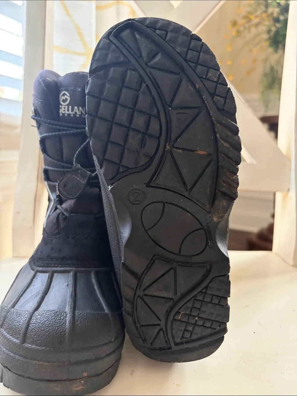 Magellan Outdoors Black Kids Insulated Winter Boots